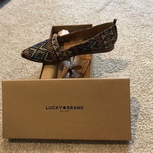 Lucky Brand point toe flats